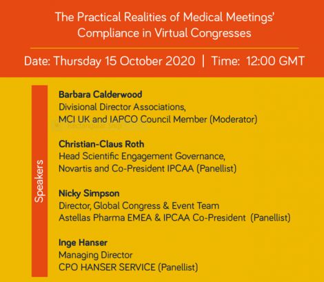  IAPCO & IPCAA Compliance for Virtual conferences image