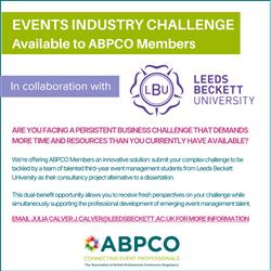 Event Industry Challenge Opportunity