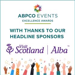 THE ABPCO EXCELLENCE AWARDS WITH HUGE THANKS TO OUR HEADLINE SPONSORS - VISIT SCOTLAND