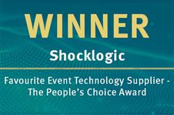 Shocklogic wins Gold for ‘Favourite Event Technology Supplier