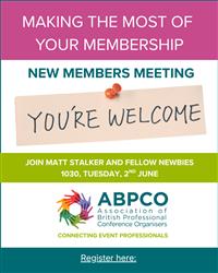 NEW MEMBERS MEETING - VIRTUAL EVENT