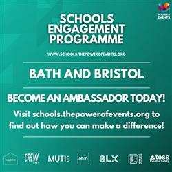 The Power of Events announces new Bath & Bristol region sponsors and London region launch event for Schools Engagement Programme